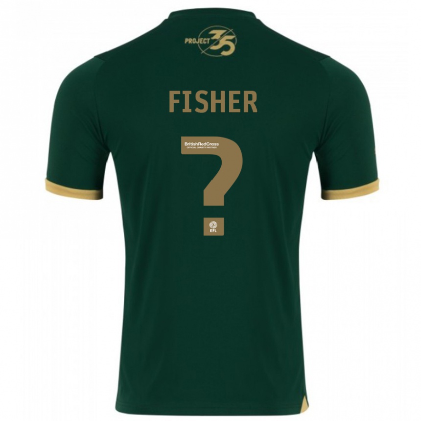 Niño Fútbol Camiseta Cole Fisher #0 Verde 1ª Equipación 2023/24