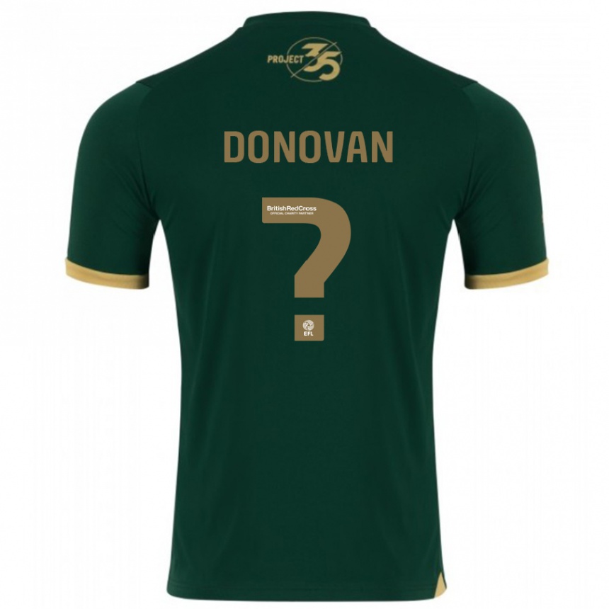 Niño Fútbol Camiseta Henry Donovan #0 Verde 1ª Equipación 2023/24