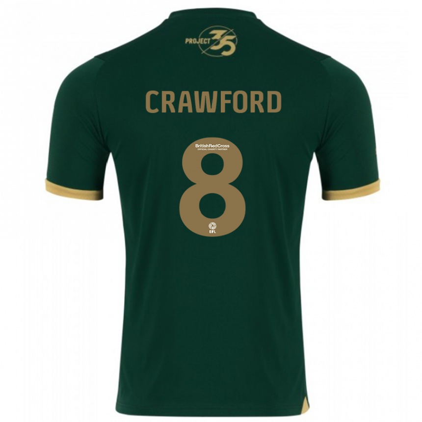 Niño Fútbol Camiseta Imy Crawford #8 Verde 1ª Equipación 2023/24