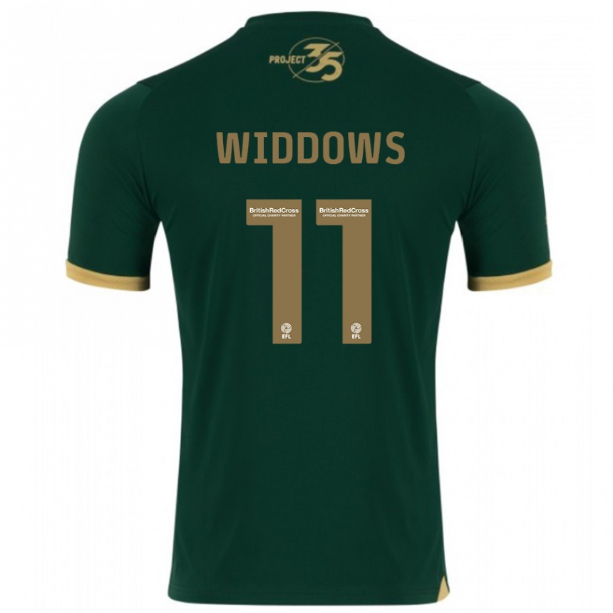 Niño Fútbol Camiseta Jade Widdows #11 Verde 1ª Equipación 2023/24