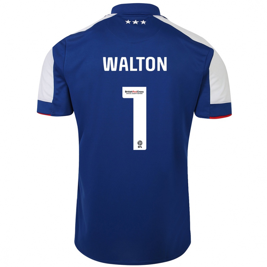 Niño Fútbol Camiseta Christian Walton #1 Azul 1ª Equipación 2023/24