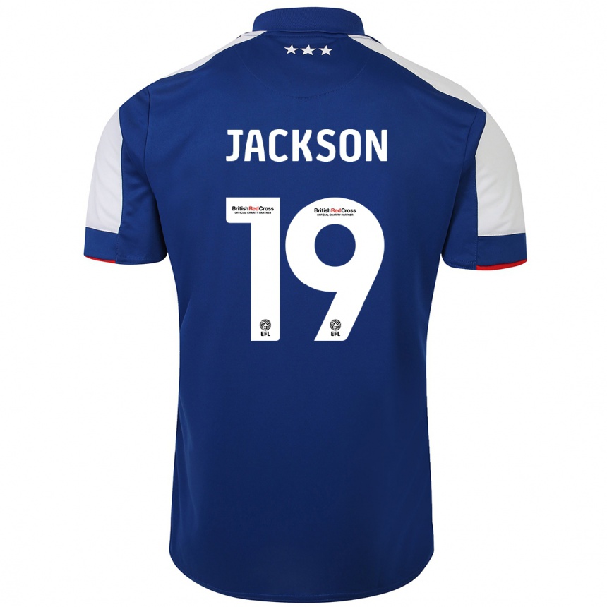 Niño Fútbol Camiseta Kayden Jackson #19 Azul 1ª Equipación 2023/24