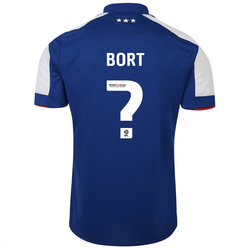 Niño Fútbol Camiseta Antoni Bort #0 Azul 1ª Equipación 2023/24