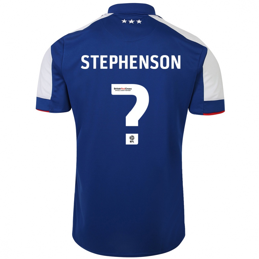 Niño Fútbol Camiseta Sean Stephenson #0 Azul 1ª Equipación 2023/24