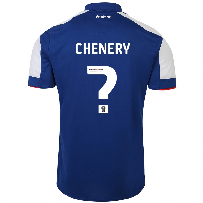 Niño Fútbol Camiseta George Chenery #0 Azul 1ª Equipación 2023/24