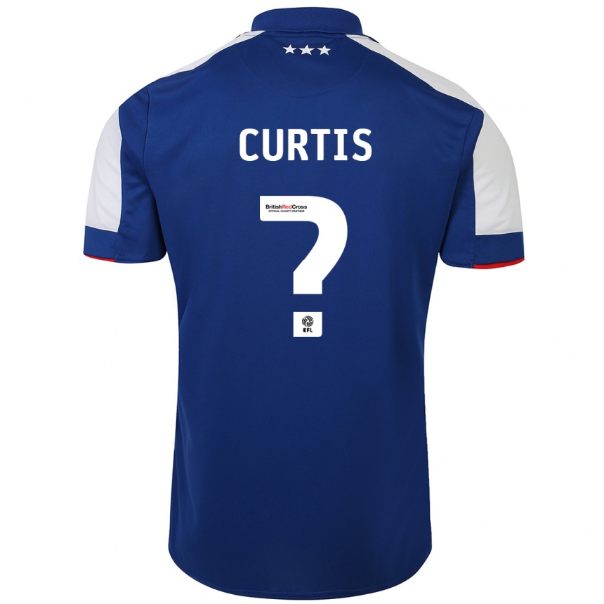 Niño Fútbol Camiseta Henry Curtis #0 Azul 1ª Equipación 2023/24