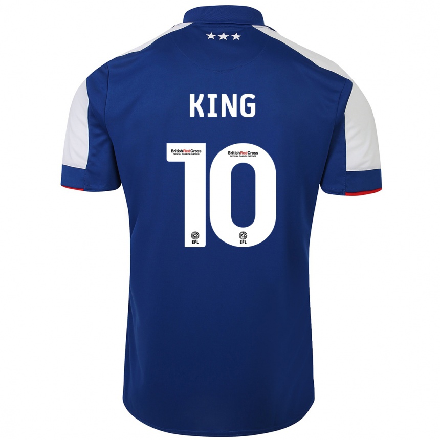 Niño Fútbol Camiseta Eloise King #10 Azul 1ª Equipación 2023/24