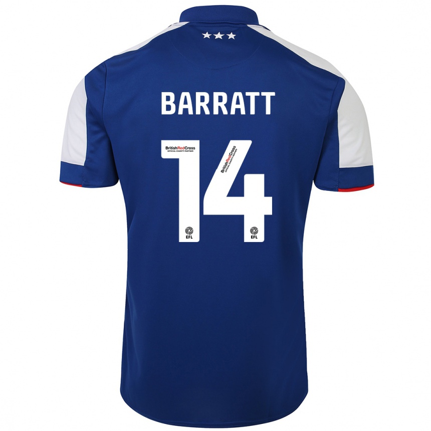 Niño Fútbol Camiseta Zoe Barratt #14 Azul 1ª Equipación 2023/24
