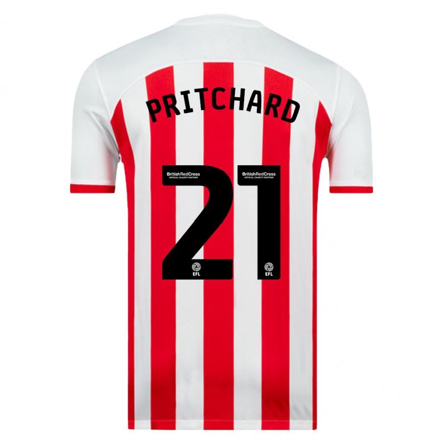 Niño Fútbol Camiseta Alex Pritchard #21 Blanco 1ª Equipación 2023/24