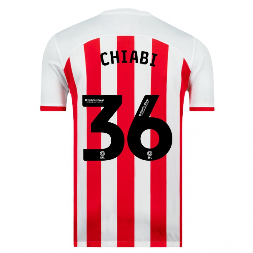 Niño Fútbol Camiseta Tom Chiabi #36 Blanco 1ª Equipación 2023/24