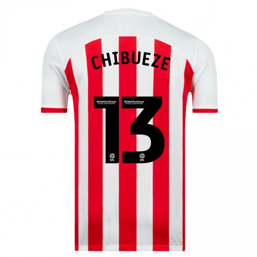 Niño Fútbol Camiseta Kelechi Chibueze #13 Blanco 1ª Equipación 2023/24