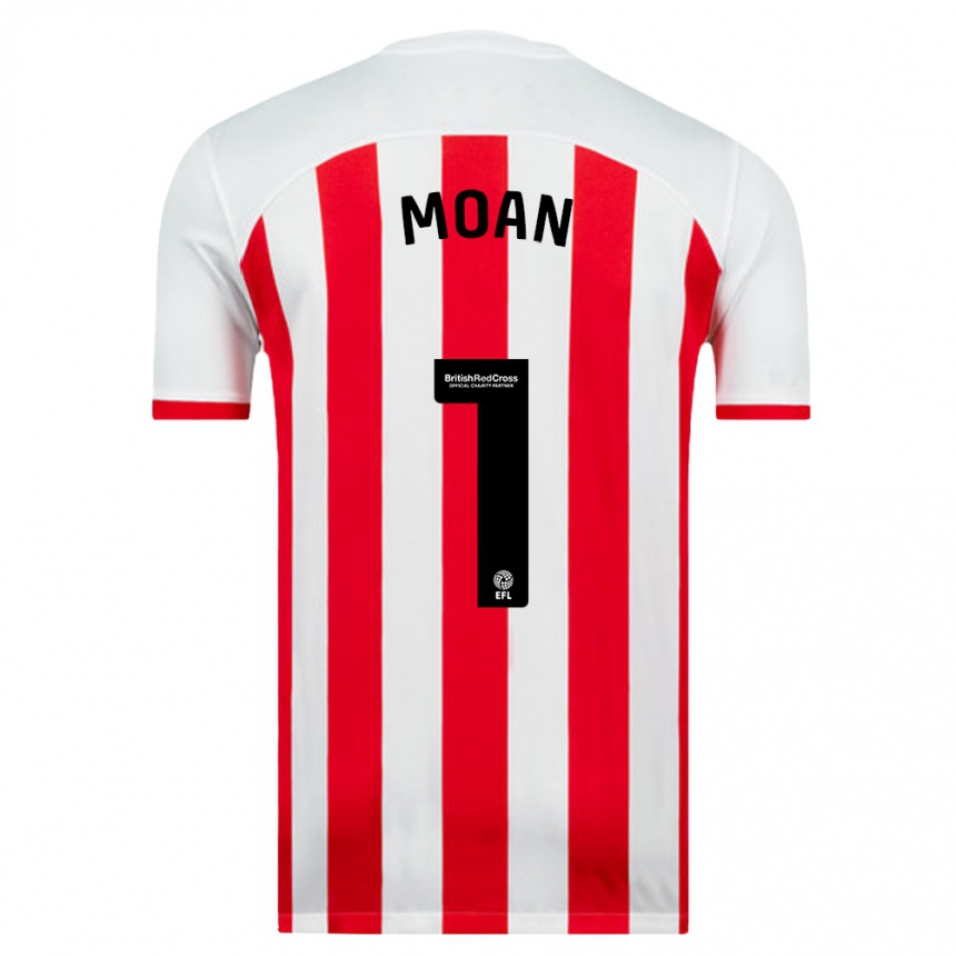 Niño Fútbol Camiseta Claudia Moan #1 Blanco 1ª Equipación 2023/24