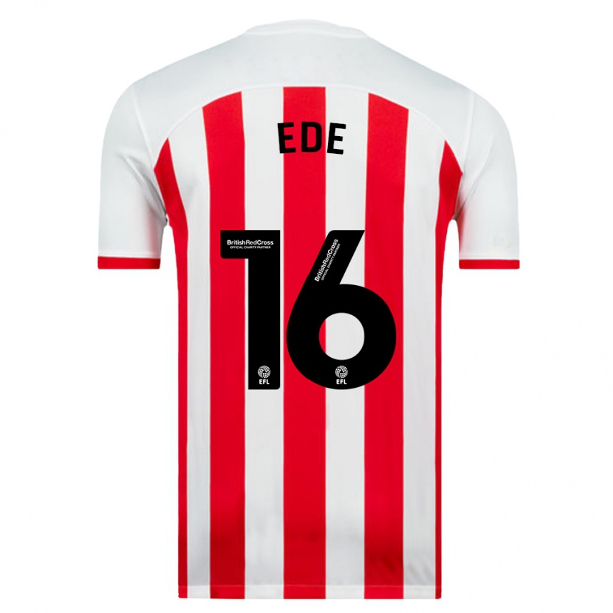 Niño Fútbol Camiseta Grace Ede #16 Blanco 1ª Equipación 2023/24