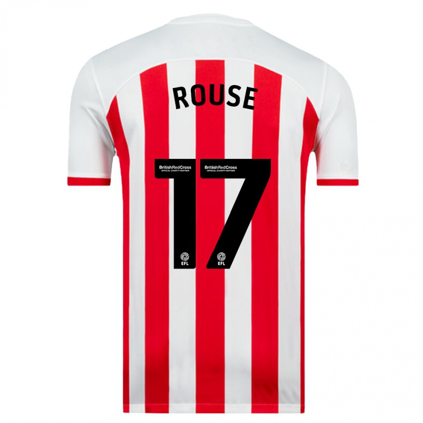 Niño Fútbol Camiseta Mollie Rouse #17 Blanco 1ª Equipación 2023/24