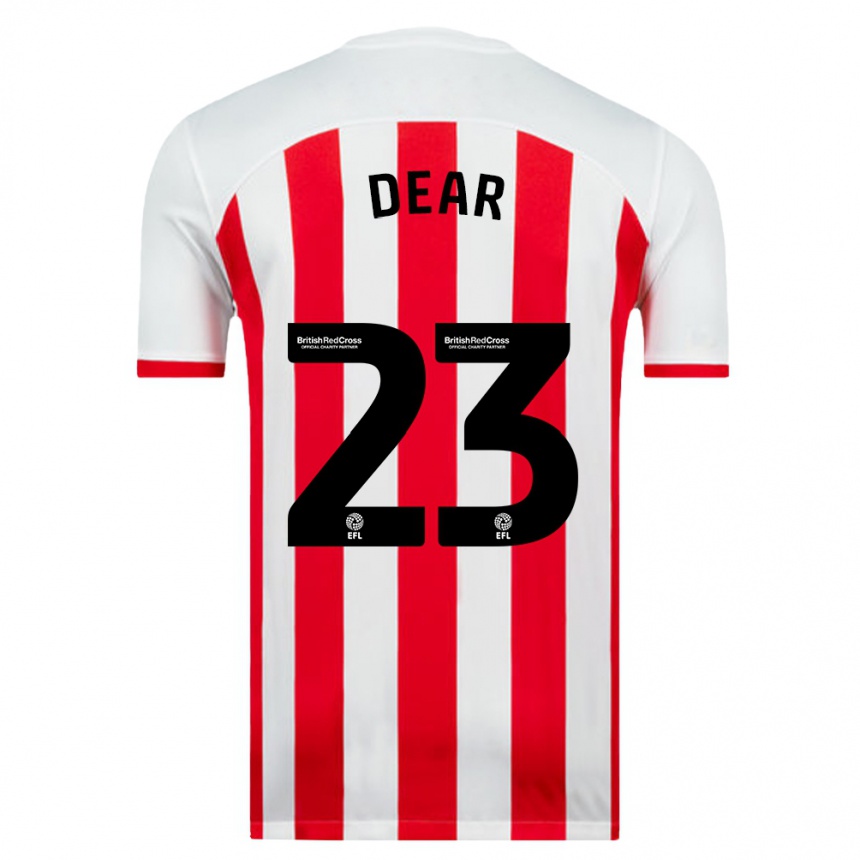 Niño Fútbol Camiseta Jenna Dear #23 Blanco 1ª Equipación 2023/24