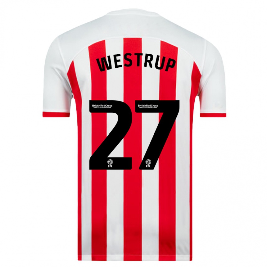 Niño Fútbol Camiseta Brianna Westrup #27 Blanco 1ª Equipación 2023/24