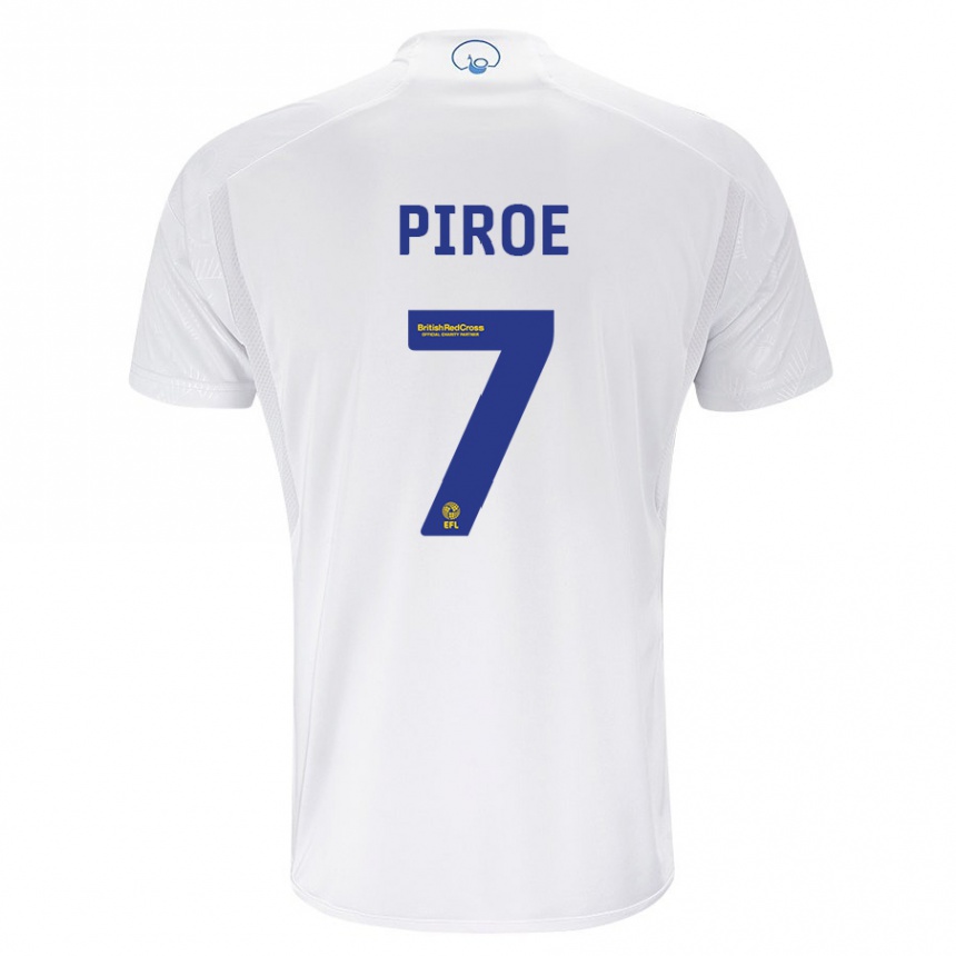 Niño Fútbol Camiseta Joël Piroe #7 Blanco 1ª Equipación 2023/24