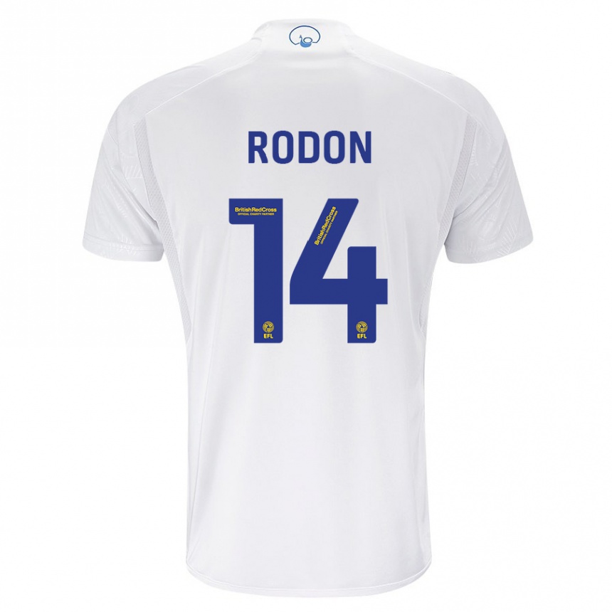 Niño Fútbol Camiseta Joe Rodon #14 Blanco 1ª Equipación 2023/24