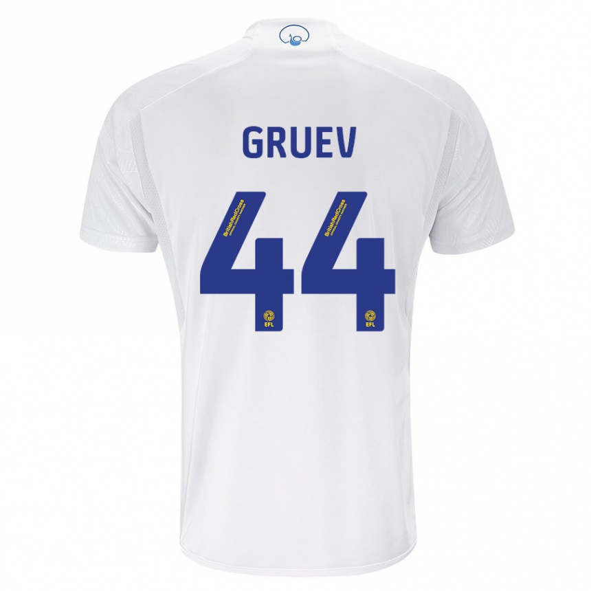 Niño Fútbol Camiseta Ilia Gruev #44 Blanco 1ª Equipación 2023/24