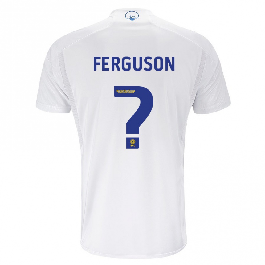 Niño Fútbol Camiseta Connor Ferguson #0 Blanco 1ª Equipación 2023/24