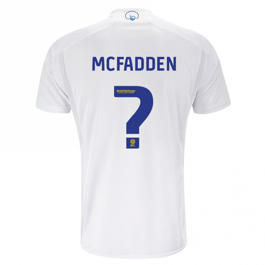 Niño Fútbol Camiseta Max Mcfadden #0 Blanco 1ª Equipación 2023/24