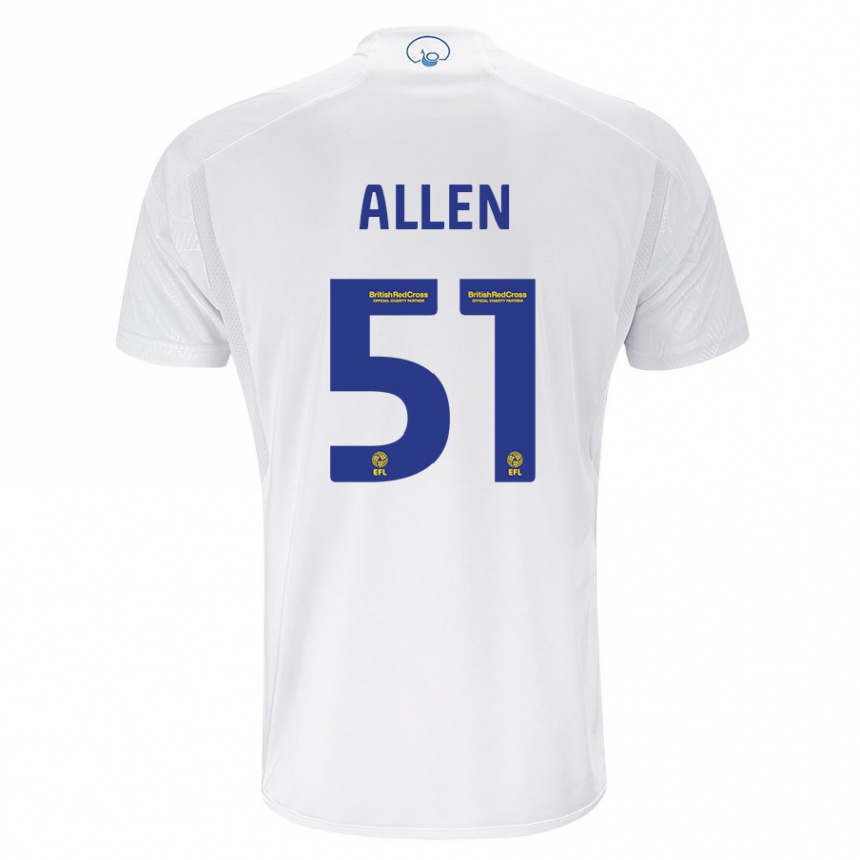 Niño Fútbol Camiseta Charlie Allen #51 Blanco 1ª Equipación 2023/24