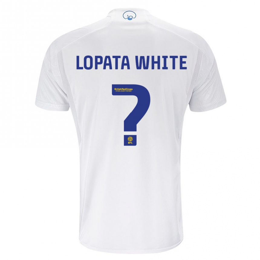 Niño Fútbol Camiseta Reuben Lopata-White #0 Blanco 1ª Equipación 2023/24