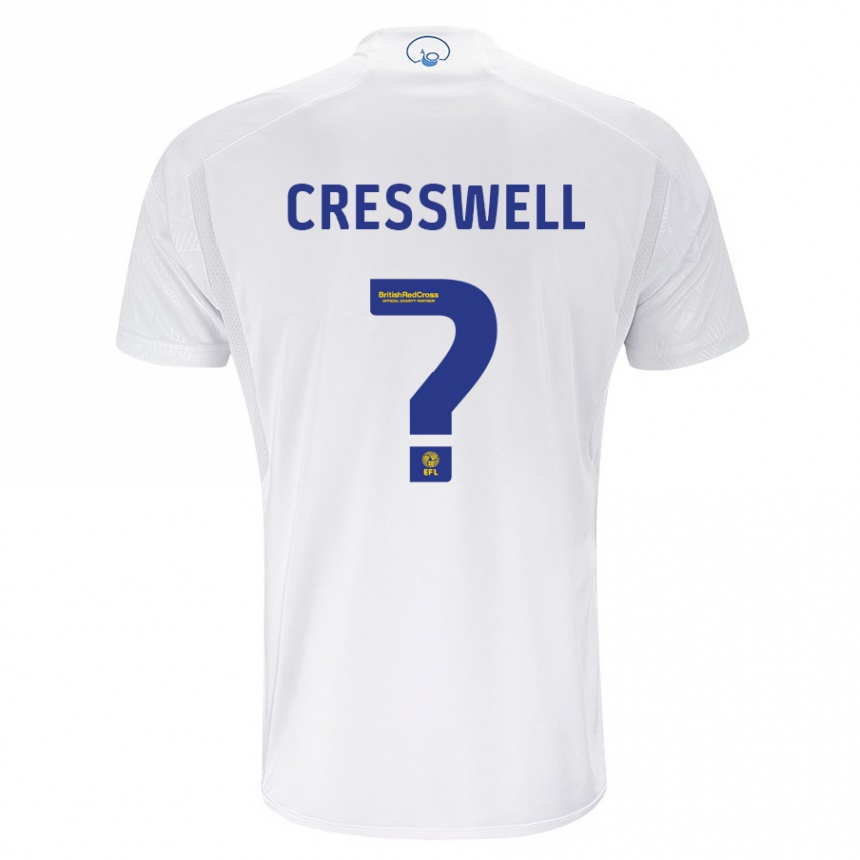 Niño Fútbol Camiseta Alfie Cresswell #0 Blanco 1ª Equipación 2023/24