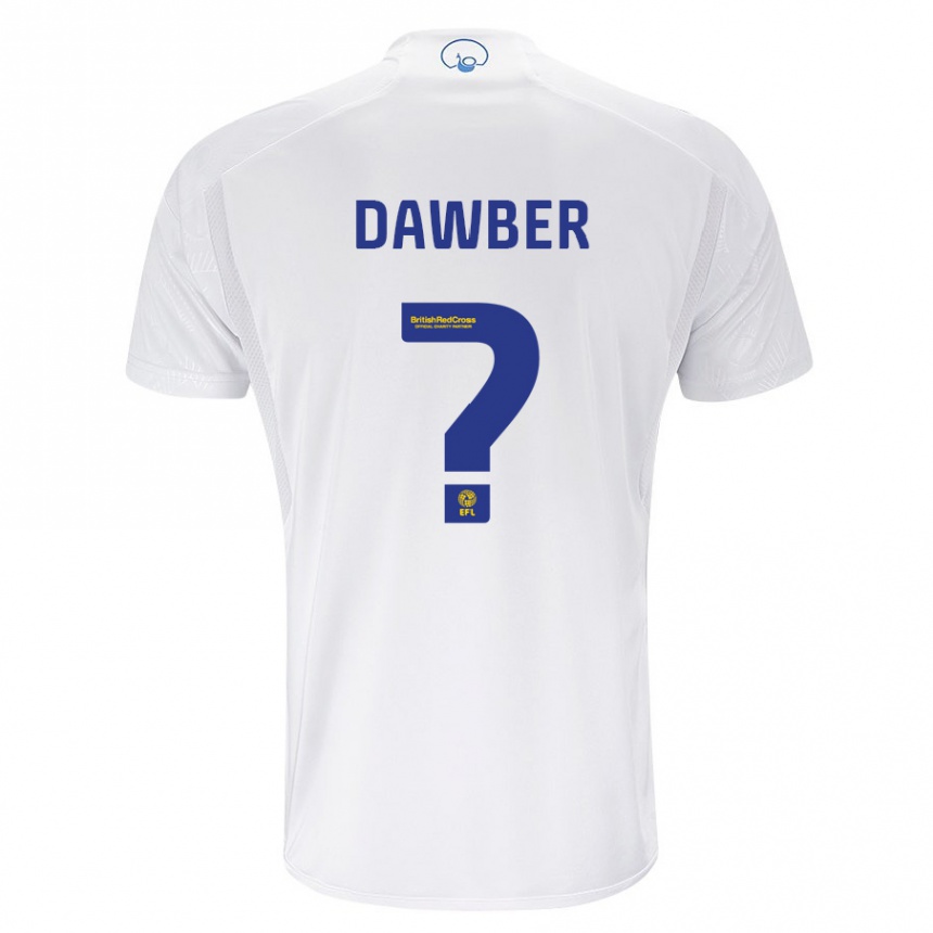 Niño Fútbol Camiseta Oscar Dawber #0 Blanco 1ª Equipación 2023/24