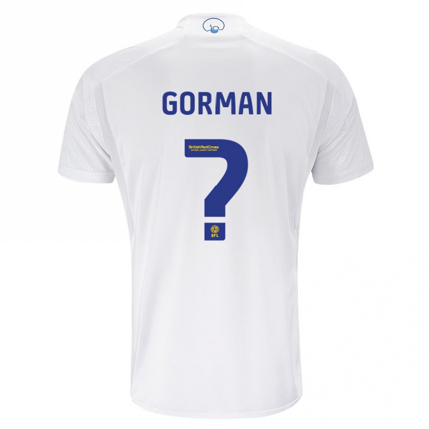 Niño Fútbol Camiseta Finley Gorman #0 Blanco 1ª Equipación 2023/24