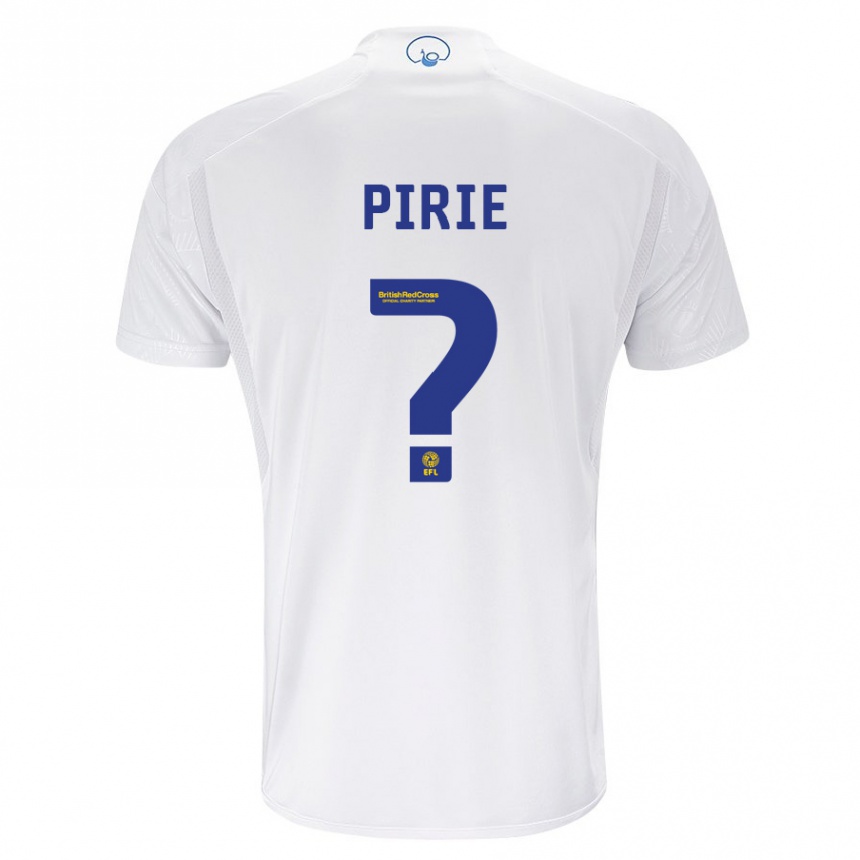 Niño Fútbol Camiseta Lewis Pirie #0 Blanco 1ª Equipación 2023/24