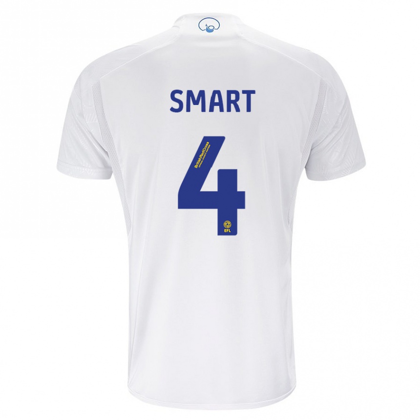 Niño Fútbol Camiseta Olivia Smart #4 Blanco 1ª Equipación 2023/24