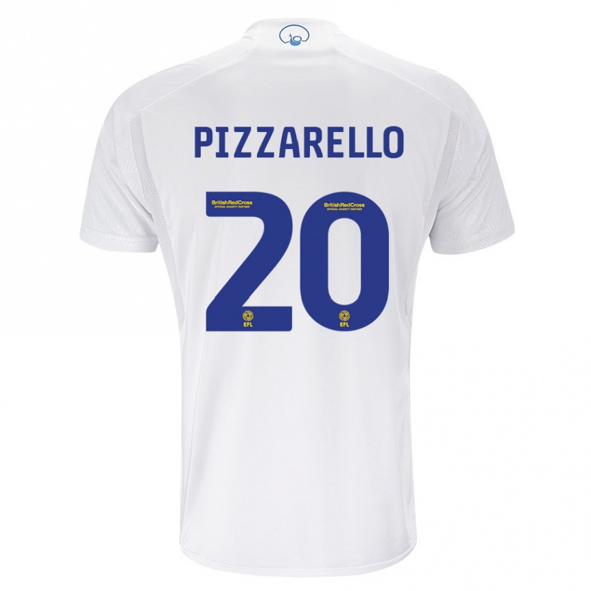 Niño Fútbol Camiseta Charlyann Pizzarello #20 Blanco 1ª Equipación 2023/24