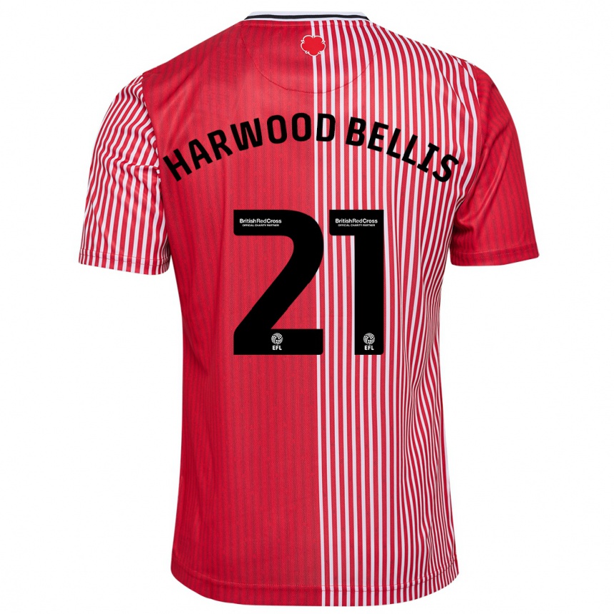 Niño Fútbol Camiseta Taylor Harwood-Bellis #21 Rojo 1ª Equipación 2023/24