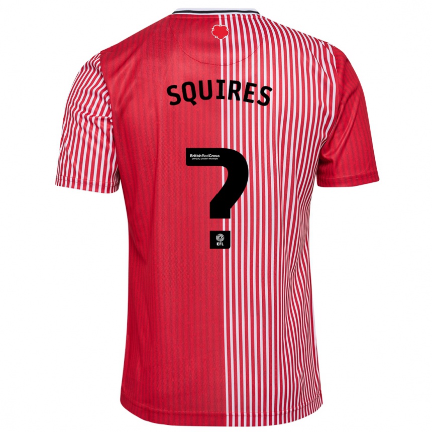 Niño Fútbol Camiseta Joshua Squires #0 Rojo 1ª Equipación 2023/24