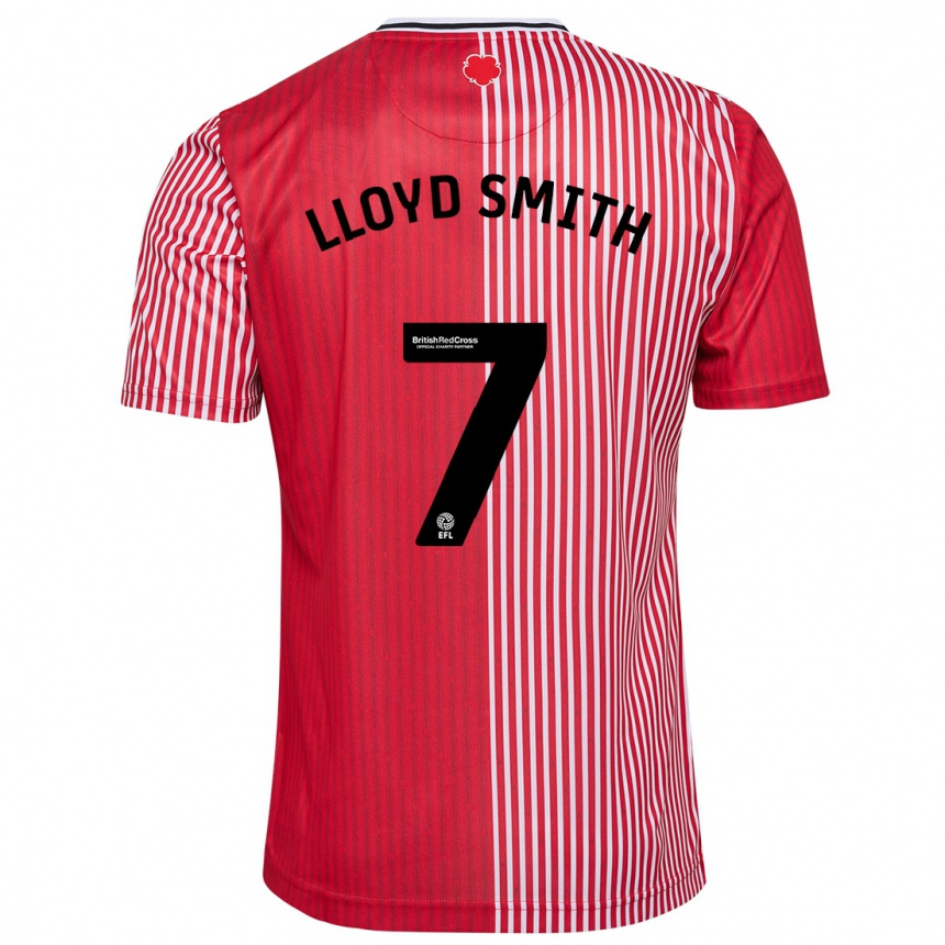 Niño Fútbol Camiseta Lexi Lloyd-Smith #7 Rojo 1ª Equipación 2023/24