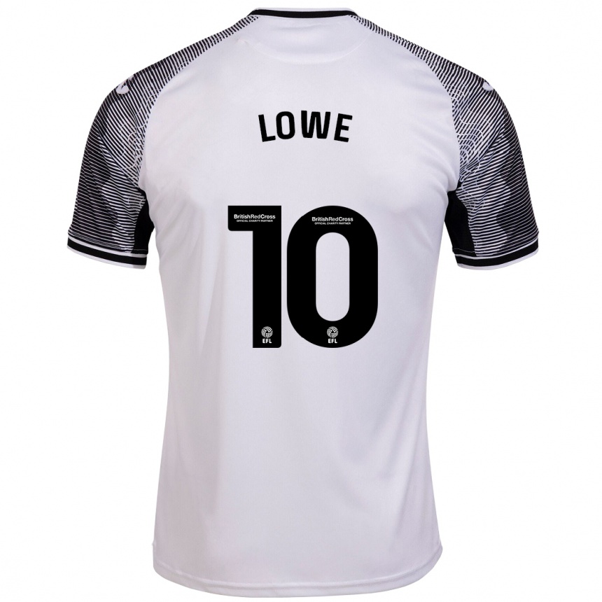 Niño Fútbol Camiseta Jamal Lowe #10 Blanco 1ª Equipación 2023/24