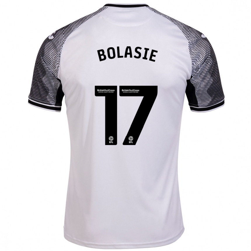 Niño Fútbol Camiseta Yannick Bolasie #17 Blanco 1ª Equipación 2023/24