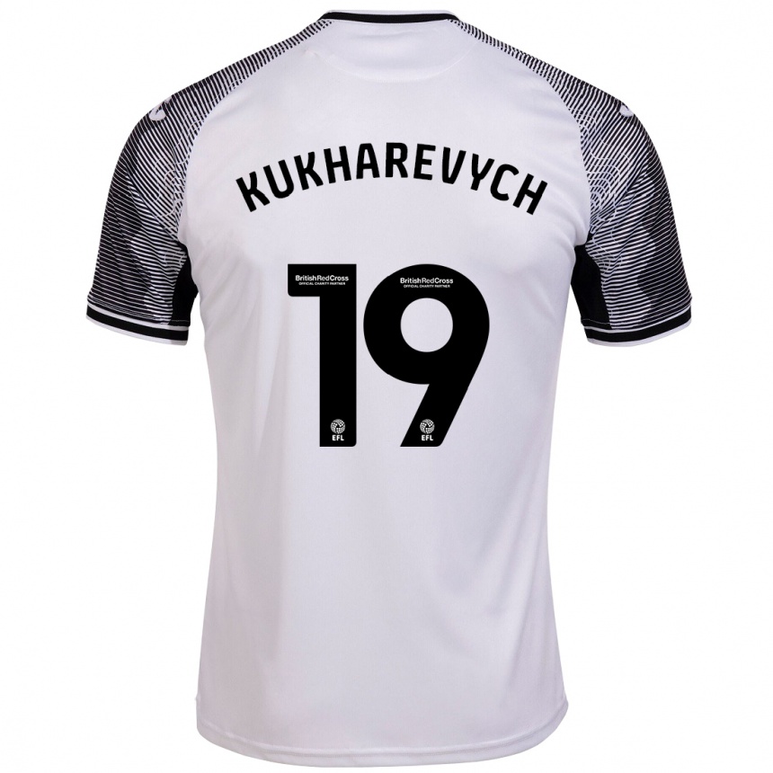 Niño Fútbol Camiseta Mykola Kukharevych #19 Blanco 1ª Equipación 2023/24