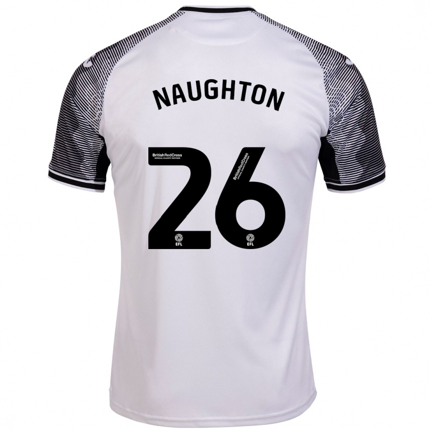 Niño Fútbol Camiseta Kyle Naughton #26 Blanco 1ª Equipación 2023/24