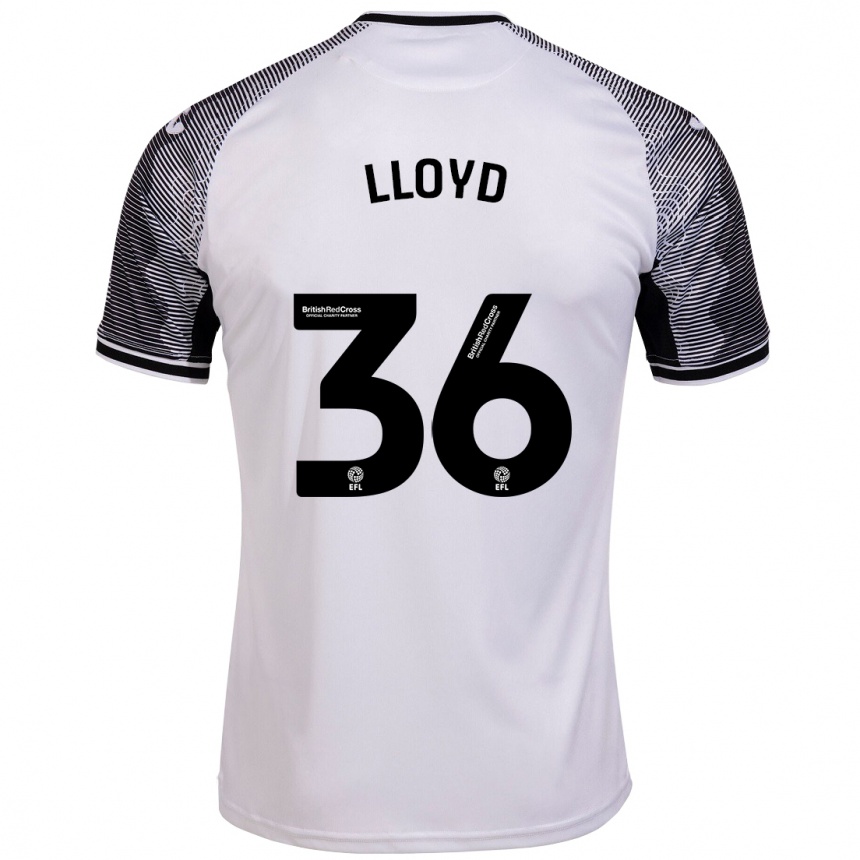 Niño Fútbol Camiseta Ben Lloyd #36 Blanco 1ª Equipación 2023/24