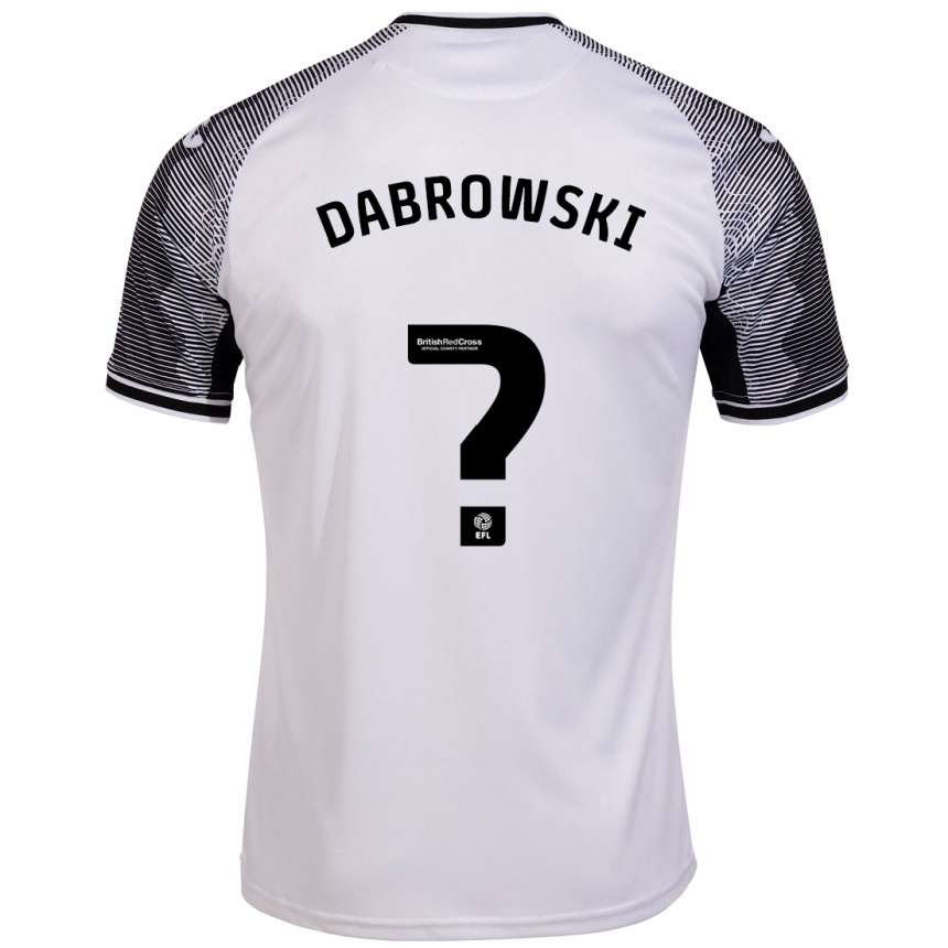 Niño Fútbol Camiseta Sebastian Dabrowski #0 Blanco 1ª Equipación 2023/24