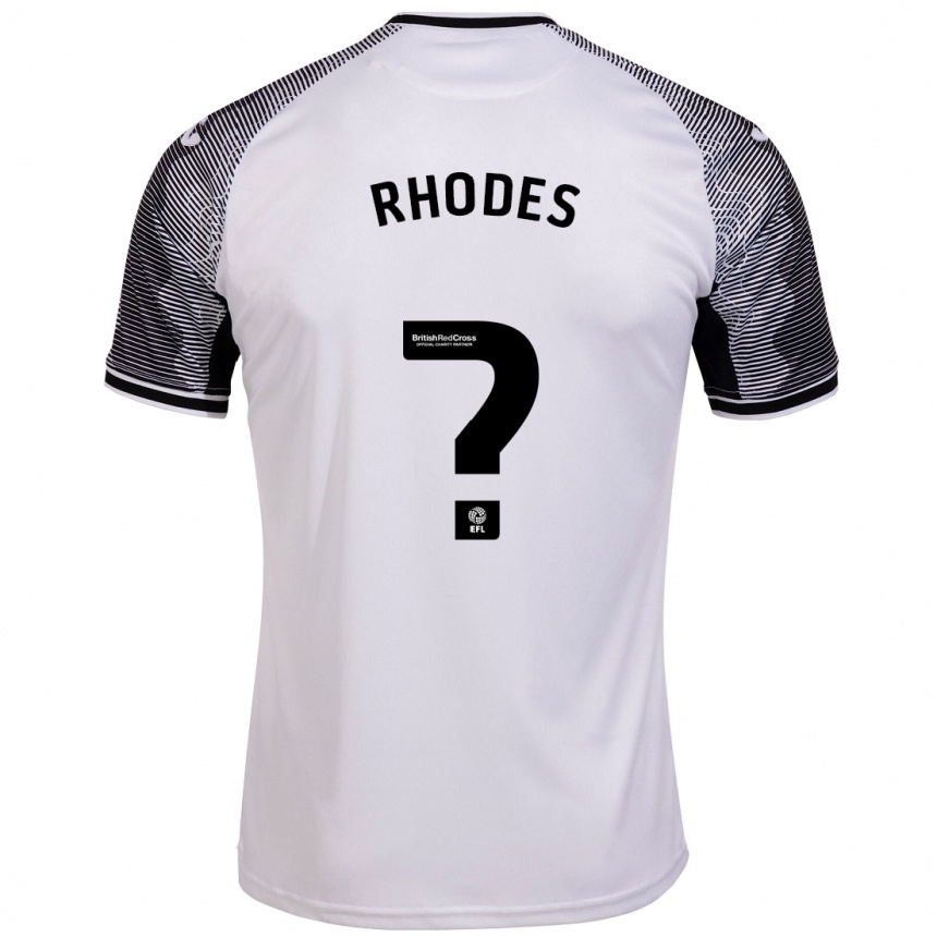 Niño Fútbol Camiseta Kai Rhodes #0 Blanco 1ª Equipación 2023/24