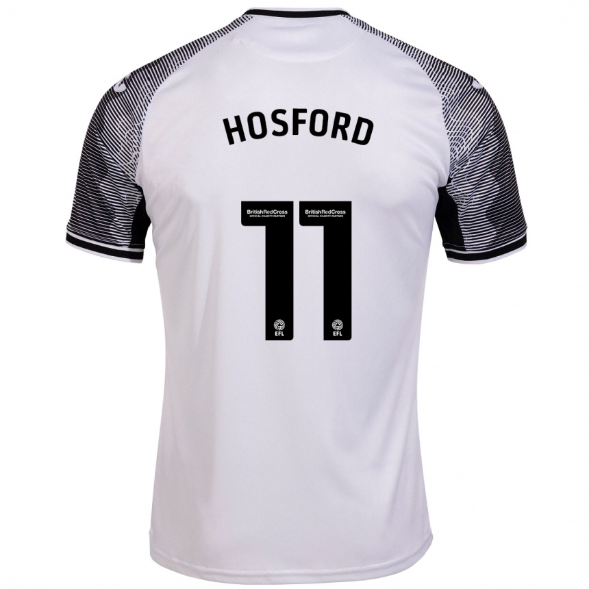 Niño Fútbol Camiseta Katy Hosford #11 Blanco 1ª Equipación 2023/24