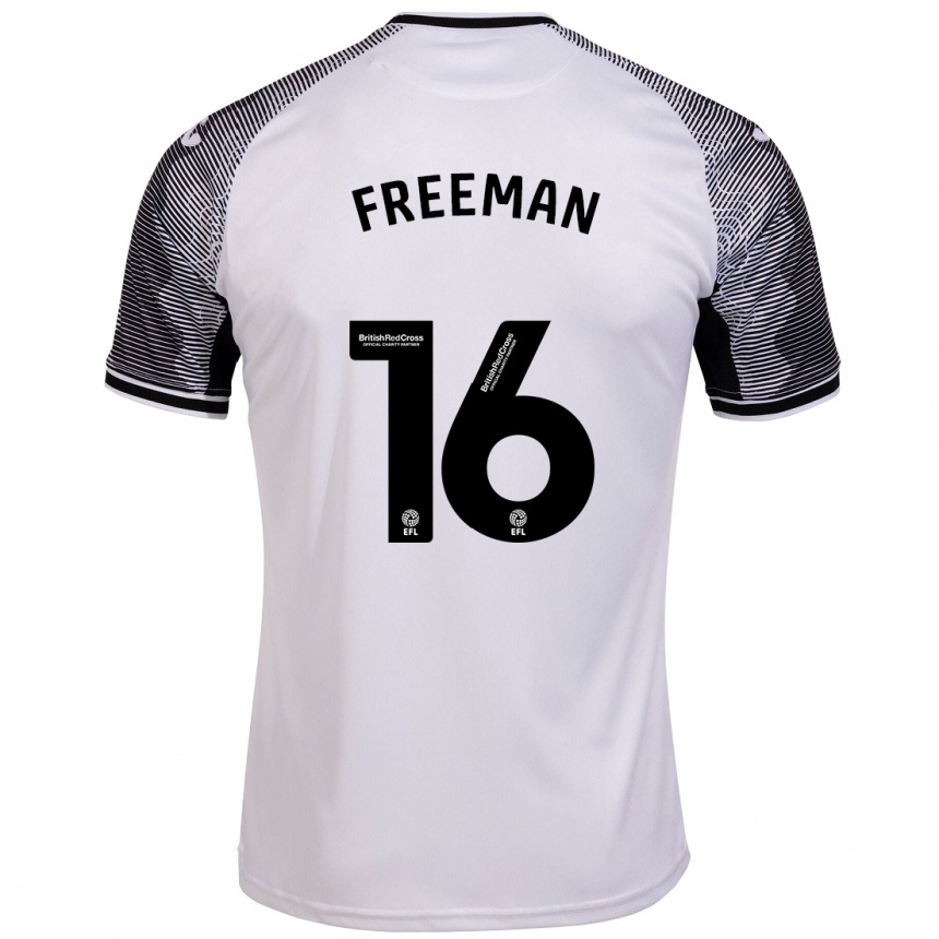 Niño Fútbol Camiseta Emily Freeman #16 Blanco 1ª Equipación 2023/24