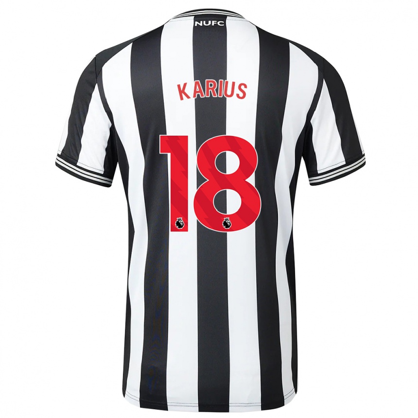 Niño Fútbol Camiseta Loris Karius #18 Blanco Negro 1ª Equipación 2023/24