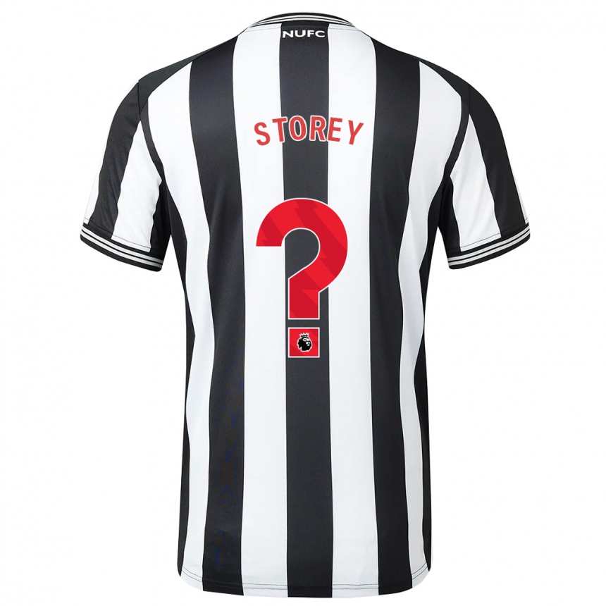 Niño Fútbol Camiseta Sam Storey #0 Blanco Negro 1ª Equipación 2023/24