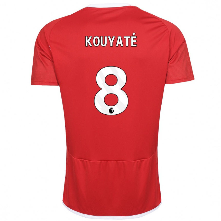 Niño Fútbol Camiseta Cheikhou Kouyaté #8 Rojo 1ª Equipación 2023/24