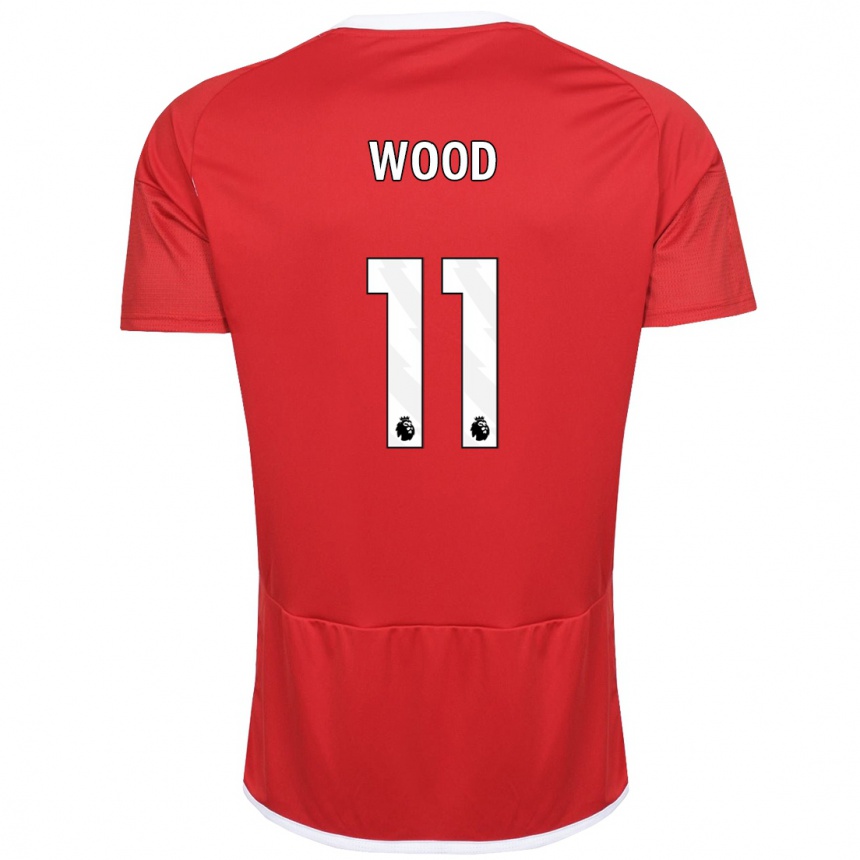 Niño Fútbol Camiseta Chris Wood #11 Rojo 1ª Equipación 2023/24