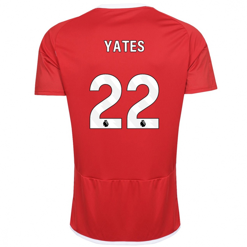 Niño Fútbol Camiseta Ryan Yates #22 Rojo 1ª Equipación 2023/24